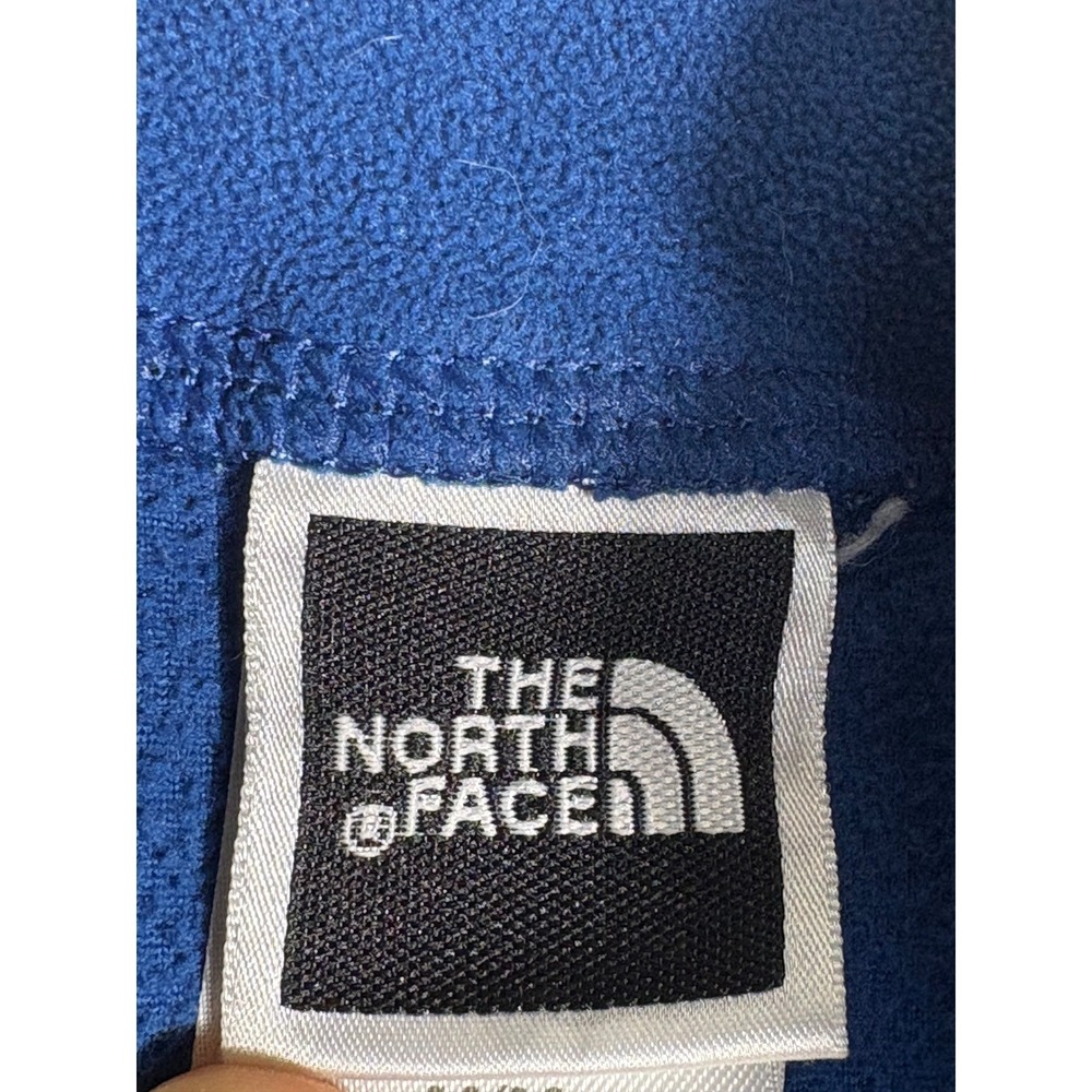 The North Face Boys TKA 100 Fleece Quarter Zip Pullover Blue AWB5 Size M Medium - Picture 3 of 7